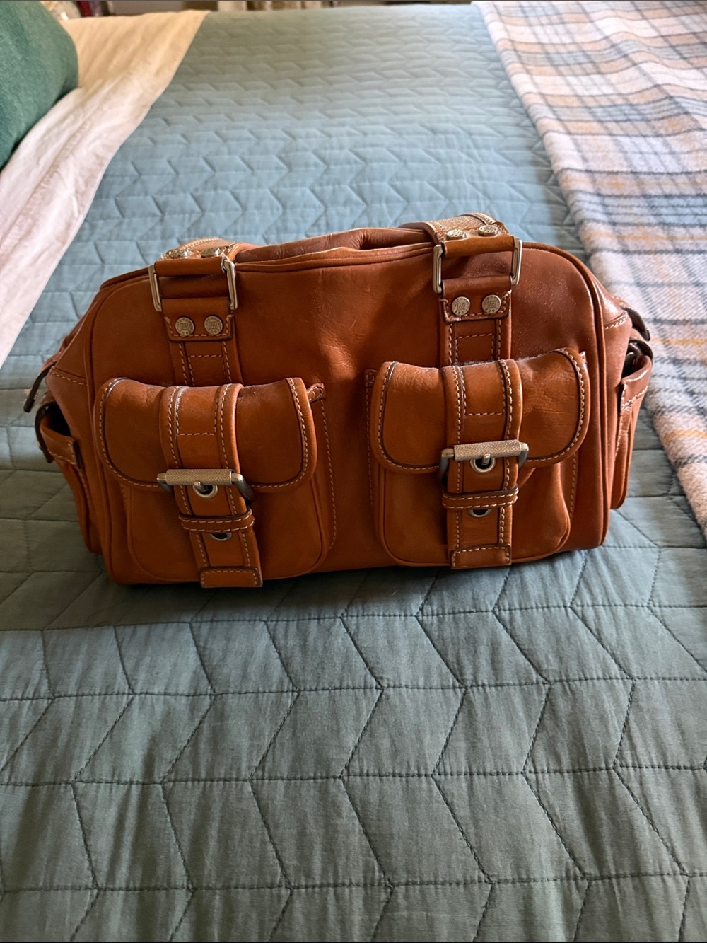 Michael Kors Brown Leather Satchel Bag - Classic